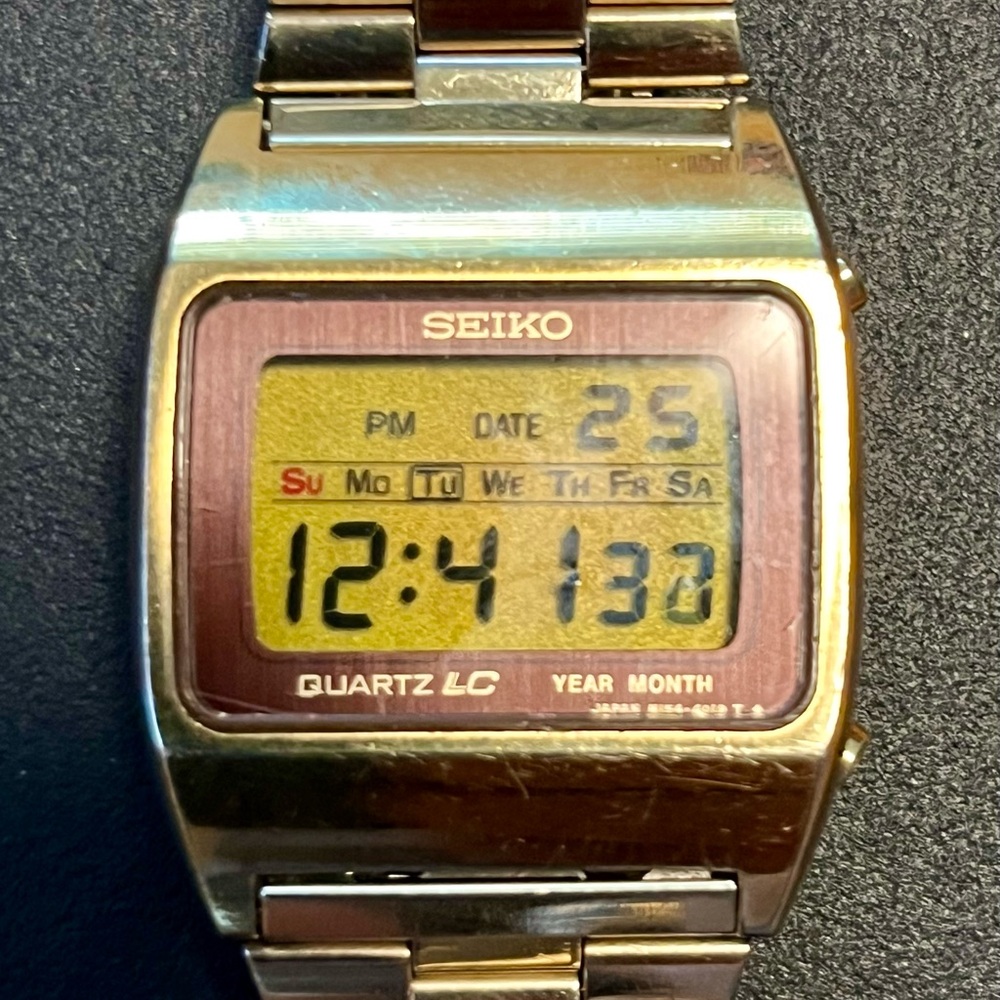 Vintage 1978 Seiko Gold and Silver Quartz LC - Picture 9 of 11